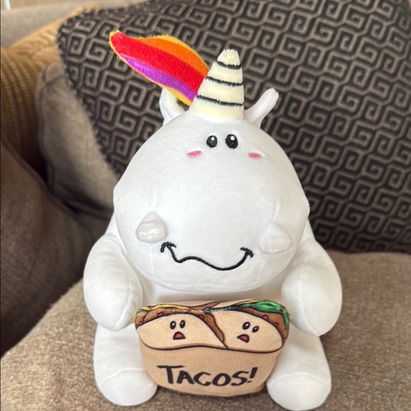 “Sparkle Toots - The Original Farting Unicorn” Talking White Plush Toy - Picture 8 of 8